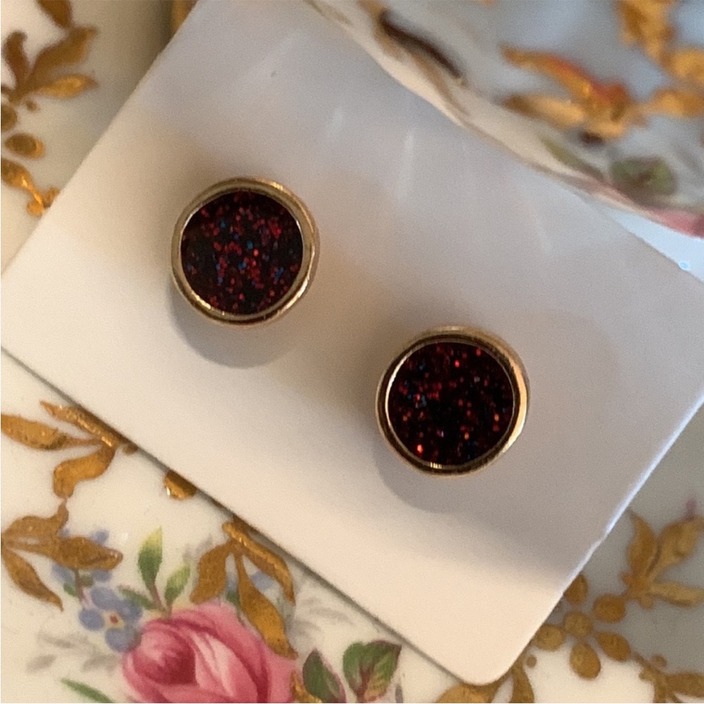 Ruby Stud Earrings